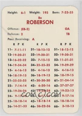 1965 APBA Football 1964 Season - [Base] #_BORO - Bo Roberson