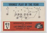 Vikings' Play of the Year, Norm Van Brocklin [Good to VG‑EX]