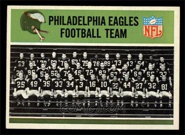 1965 Philadelphia - [Base] #127 - Eagles Team [NM]