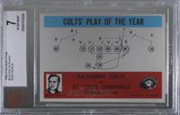 Colts' Play of the Year, Don Shula [BVG 7 NEAR MINT]