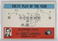 Colts' Play of the Year, Don Shula [Good to VG‑EX]