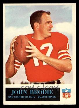 1965 Philadelphia - [Base] #171 - John Brodie [NM]