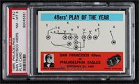 49ers' Play of the Year, Jack Christiansen [PSA 8 NM‑MT]