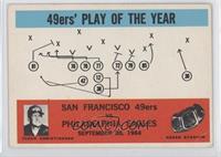 49ers' Play of the Year, Jack Christiansen [Good to VG‑EX]