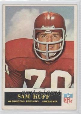 1965 Philadelphia - [Base] #187 - Sam Huff [Good to VG‑EX]