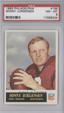 1965 Philadelphia - [Base] #188 - Sonny Jurgensen [PSA 8 NM‑MT]