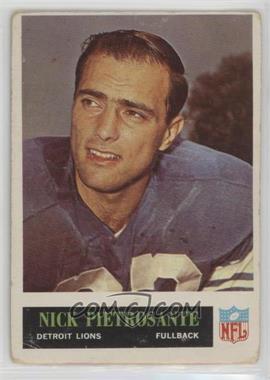 1965 Philadelphia - [Base] #66 - Nick Pietrosante [COMC RCR Poor]