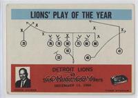 Lions' Play of the Year, Harry Gilmer [Good to VG‑EX]