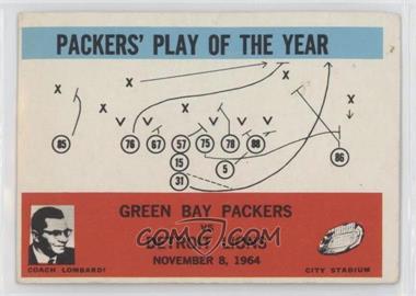 1965 Philadelphia - [Base] #84 - Packers' Play of the Year, Vince Lombardi