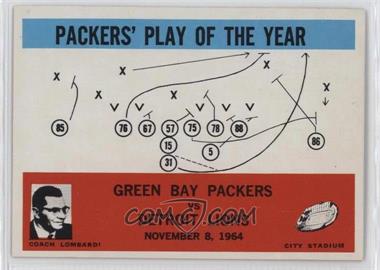 1965 Philadelphia - [Base] #84 - Packers' Play of the Year, Vince Lombardi