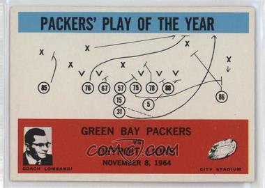 1965 Philadelphia - [Base] #84 - Packers' Play of the Year, Vince Lombardi