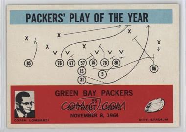 1965 Philadelphia - [Base] #84 - Packers' Play of the Year, Vince Lombardi