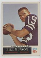 Bill Munson [Good to VG‑EX]