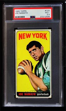 1965 Topps - [Base] #122 - Joe Namath [PSA 3.5 VG+]