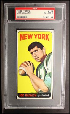 1965 Topps - [Base] #122 - Joe Namath [PSA 6 EX‑MT]