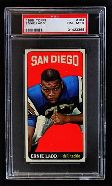 1965 Topps - [Base] #164 - Ernie Ladd [PSA 8 NM‑MT]