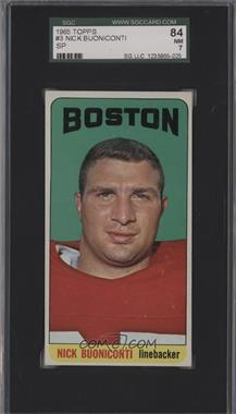 1965 Topps - [Base] #3 - Nick Buoniconti [SGC 84 NM 7]