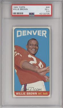 1965 Topps - [Base] #46 - Willie Brown [PSA 5.5 EX+]