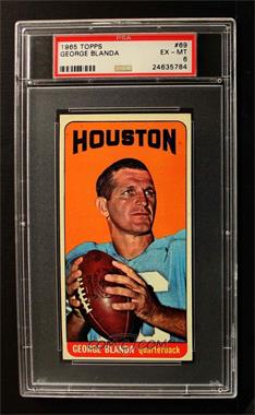 1965 Topps - [Base] #69 - George Blanda [PSA 6 EX‑MT]