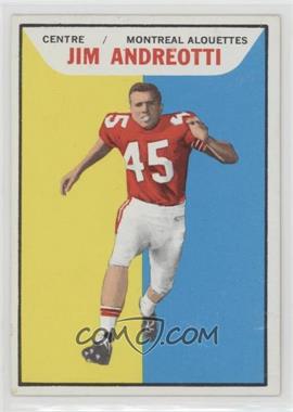 1965 Topps CFL - [Base] #61 - Jim Andreotti [Good to VG‑EX]