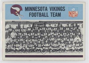 1966 Philadelphia - [Base] #105 - Minnesota Vikings Team [Poor to Fair]