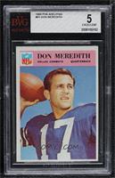 Don Meredith [BVG 5 EXCELLENT]