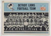 Detroit Lions Team [Poor to Fair]