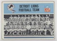 Detroit Lions Team [Good to VG‑EX]