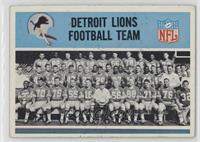 Detroit Lions Team [Good to VG‑EX]