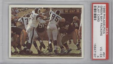 1966 Philadelphia - [Base] #91 - Green Bay Packers (Rosey spelled incorrectly on the back) [PSA 4 VG‑EX]