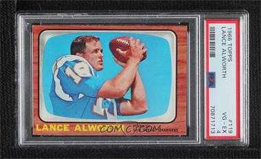 1966 Topps - [Base] #119 - Lance Alworth [PSA 4 VG‑EX]