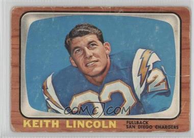 1966 Topps - [Base] #127 - Keith Lincoln [COMC RCR Poor]