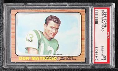 1966 Topps - [Base] #95 - Don Maynard [PSA 8 NM‑MT]