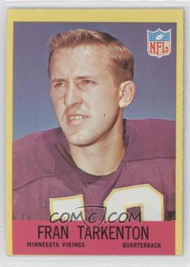 1967 Philadelphia - [Base] #106 - Fran Tarkenton [Good to VG‑EX]