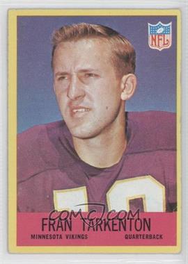 1967 Philadelphia - [Base] #106 - Fran Tarkenton [Good to VG‑EX]