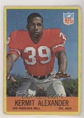 1967 Philadelphia - [Base] #170 - Kermit Alexander [Good to VG‑EX]