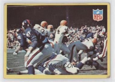 1967 Philadelphia - [Base] #193 - Cleveland Browns vs. New York Giants [Good to VG‑EX]