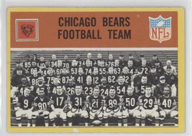 1967 Philadelphia - [Base] #25 - Chicago Bears Team [Good to VG‑EX]