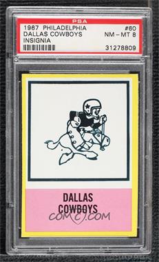 1967 Philadelphia - [Base] #60 - Dallas Cowboys Team [PSA 8 NM‑MT]