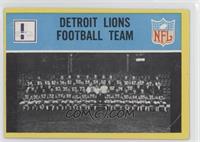 Detroit Lions Team [Poor to Fair]