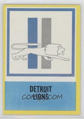 1967 Philadelphia - [Base] #72 - Detroit Lions Team