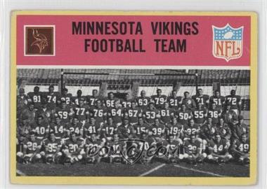 1967 Philadelphia - [Base] #97 - Minnesota Vikings Team [Good to VG‑EX]