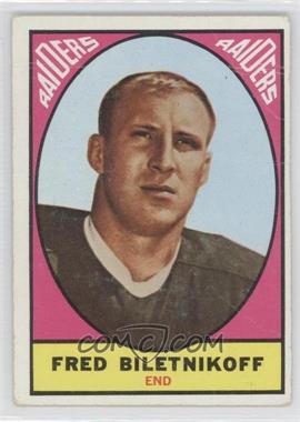 1967 Topps - [Base] #106 - Fred Biletnikoff [Good to VG‑EX]