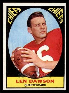 1967 Topps - [Base] #61 - Len Dawson [EX MT]