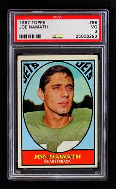 1967 Topps - [Base] #98 - Joe Namath [PSA 3 VG]