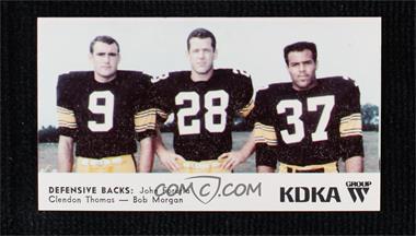 1968 KDKA Pittsburgh Steelers - [Base] #_NoN - John Foruria, Clendon Thomas, Bob Morgan