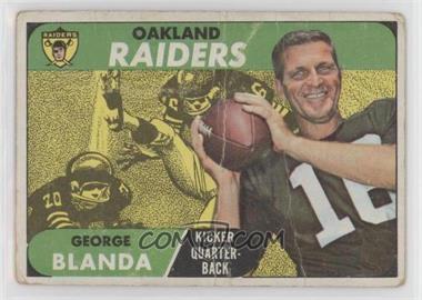 1968 Topps - [Base] #142 - George Blanda