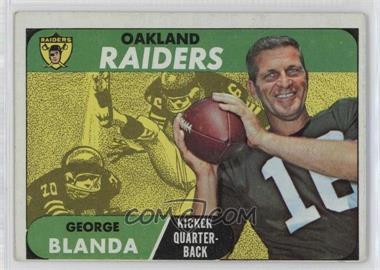 1968 Topps - [Base] #142 - George Blanda