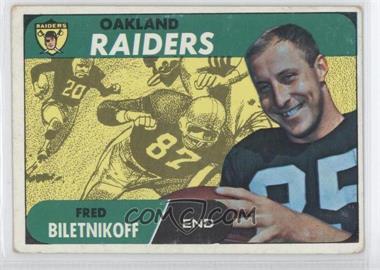 1968 Topps - [Base] #168 - Fred Biletnikoff [Good to VG‑EX]