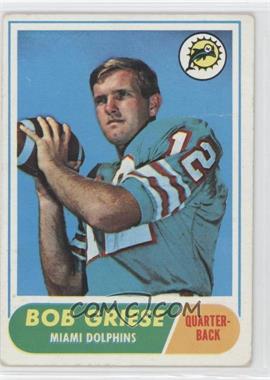 1968 Topps - [Base] #196 - Bob Griese